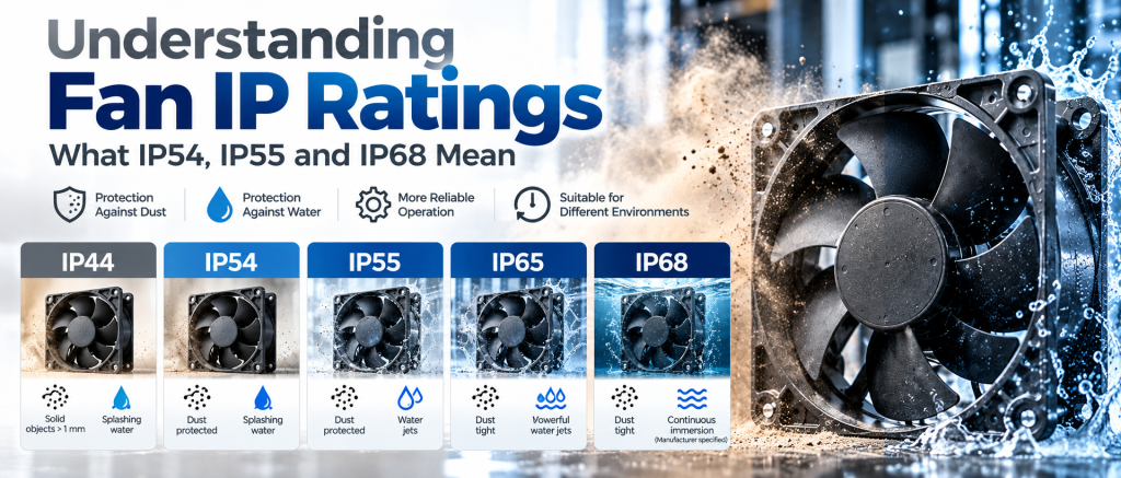 Fan IP ratings for industrial fans